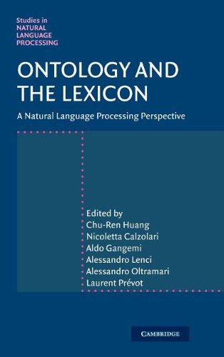 Ontology And The Lexicon A Natural Language Processing Perspective 1st Edition Huang C
