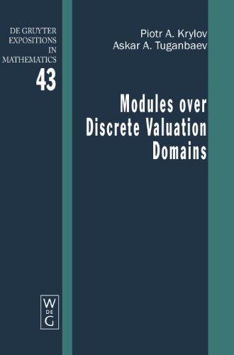 Modules Over Discrete Valuation Domains 1st Edition Krylov Pa
