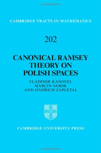 Canonical Ramsey Theory On Polish Spaces Kanovei V Sabok M