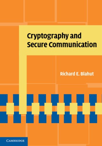Cryptography And Secure Communication Blahut Re