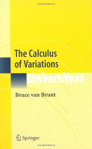 The Calculus Of Variations Van Brunt B