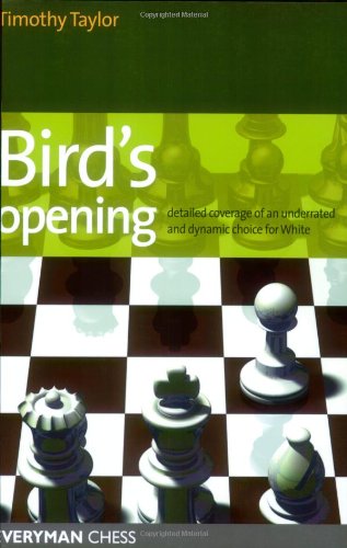 Birds Opening Detailed Coverage Of An Underrated And Dynamic Choice For White 1st Timothy Taylor