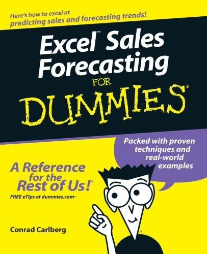 Excel Sales Forecasting For Dummies 1st Conrad Carlberg