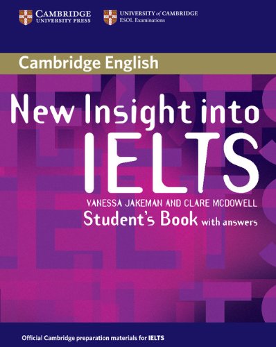 New Insight Into Ielts Students Book With Answers Vanessa Jakeman