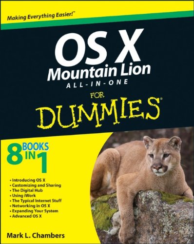 Os X Mountain Lion Allinone For Dummies 1st Edition Mark L Chambers