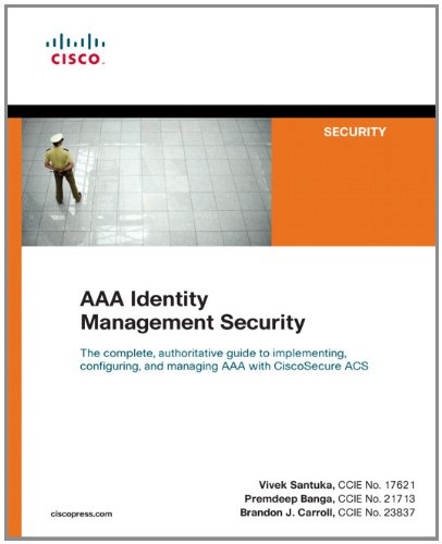 Aaa Identity Management Security 1st Edition Vivek Santuka Premdeep Banga