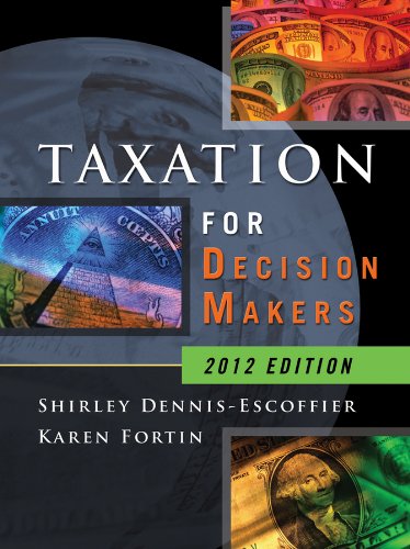 Taxation For Decision Makers Shirley Dennisescoffier