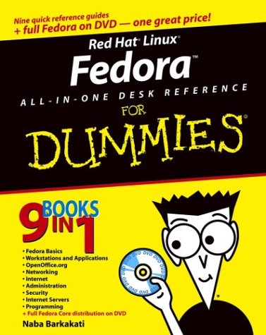 Red Hat Linux Fedora Allinone Desk Reference For Dummies Naba Barkakati