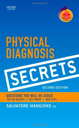 Physical Diagnosis Secrets With Student Consult Online Access 2e 2nd Edition Salvatore Mangione Md