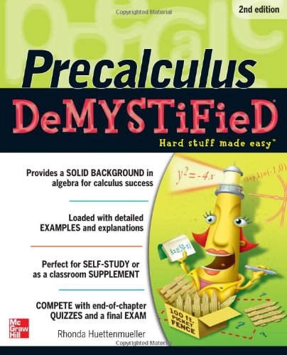 Precalculus Demystified 2nd Rhonda Huettenmueller