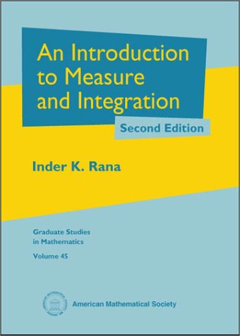 An Introduction To Measure And Integration 2nd Edition Inder K Rana