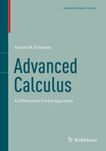 Advanced Calculus A Differential Forms Approach 1st Edition Harold M Edwards Auth