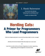 Herding Cats A Primer For Programmers Who Lead Programmers 1st Edition J Hank Rainwater Auth