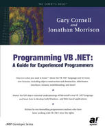 Programming Vb Net A Guide For Experienced Programmers 1st Edition Gary Cornell