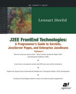 J2ee Frontend Technologies A Programmers Guide To Servlets Javaserver Pages And Enterprise Javabeans 1st Edition Lennart Jrelid Auth
