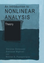 An Introduction To Nonlinear Analysis Theory 1st Edition Zdzisaw Denkowski