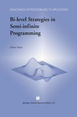 Bilevel Strategies In Semiinfinite Programming 1st Edition Oliver Stein Auth