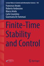 Finitetime Stability And Control 1st Edition Francesco Amato
