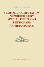 Symbolic Computation Number Theory Special Functions Physics And Combinatorics 1st Edition Scott Ahlgren Auth