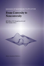 From Convexity To Nonconvexity 1st Edition Larserik Andersson