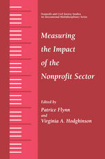 Measuring The Impact Of The Nonprofit Sector 1st Edition Patrice Flynn