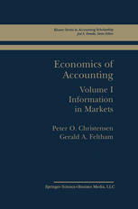 Economics Of Accounting Information In Markets 1st Edition Peter O Christensen