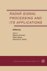 Radar Signal Processing And Its Applications 1st Edition Dale E Nelson