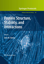 Protein Structure Stability And Interactions 1st Edition Peter L Privalov Auth