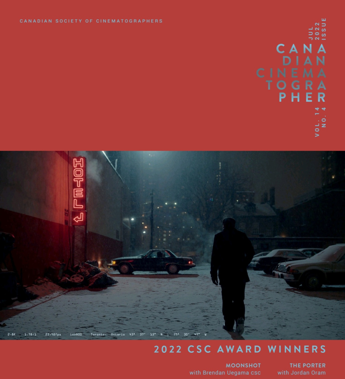 Canadian Cinematographer Magazine July 2022 4th Edition Fanen Chiahemen Ed