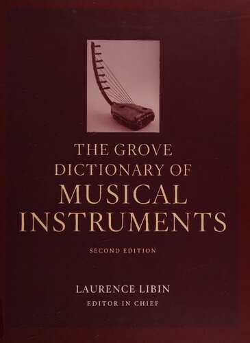 The Grove Dictionary Of Musical Instruments Vol 5 Tibia Zygmuntowicz Samuel 2nd Edition Laurence Libin