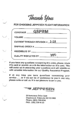 Jeppesen Partfcl General Student Pilot Route Manual Gsprm Jeppesen