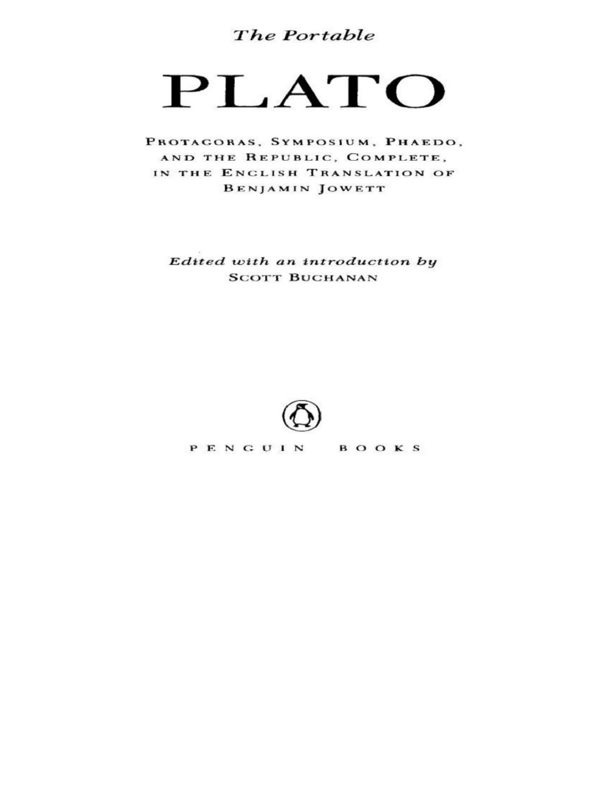 The Portable Plato Plato