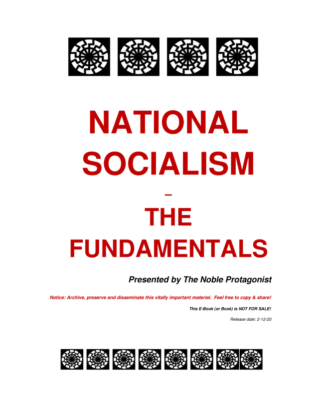 National Socialism The Fundamentals Ebook Dj Noble Protagonist