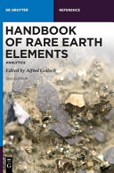 Handbook Of Rare Earth Elements 2nd Edition 2nd Alfred Golloch