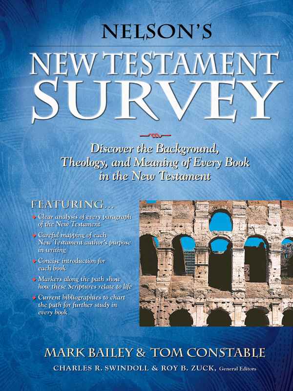 Nelsons New Testament Survey Discovering The Essence Background Meaning About Every New Testament Book Mark Bailey Tom Constable