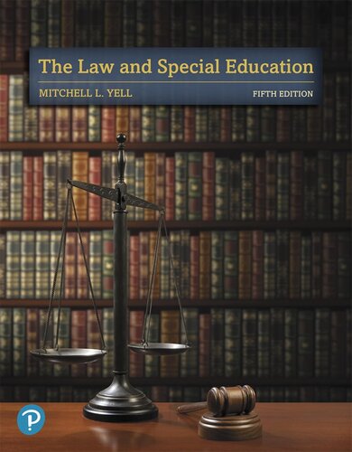 The Law And Special Education 5th Fifth Edition Mitchell L Yell