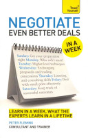 Advanced Negotiation Skills In A Week Peter Fleming