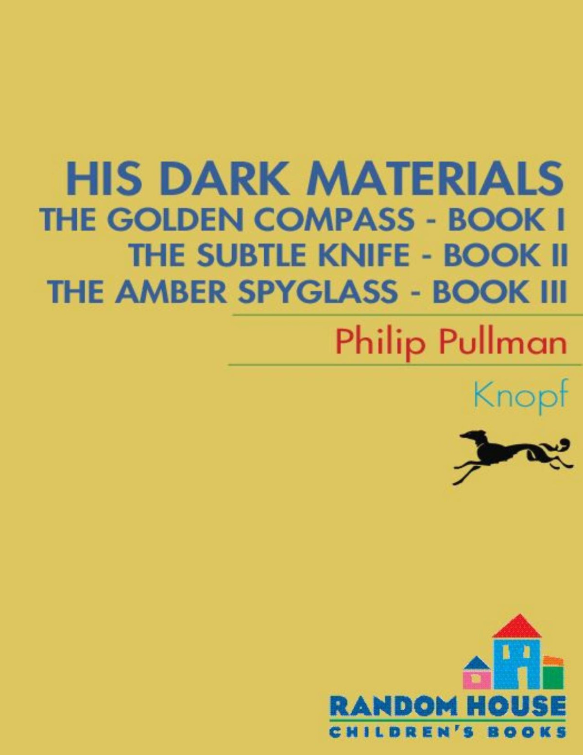 His Dark Materials Omnibus Philip Pullman