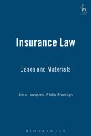 Insurance Law Cases And Materials John Lowry P J Rawlings