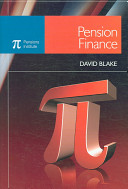 Pension Finance David Blake