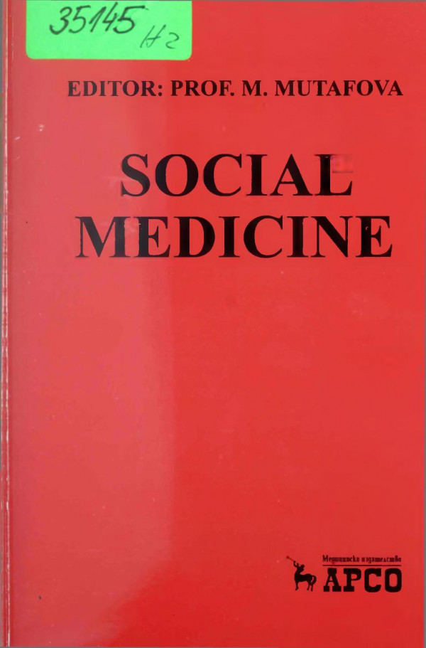Social Medicine Prof M Mutafova