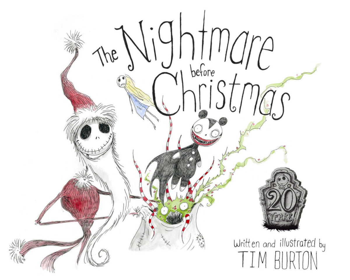 Tim Burtons The Nightmare Before Christmas 20th Anniversary Edition Disney Storybook Tim Burton