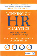 Winning On Hr Analytics Leveraging Data For Competitive Advantage 1st Edition Ramesh Soundararajan