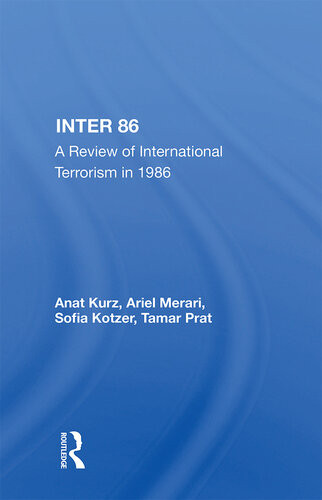 Inter 86 A Review Of International Terrorism In 1986 Anat Kurz