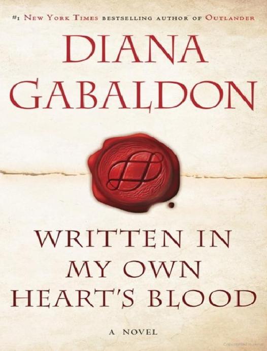 Written In My Own Hearts Blood Diana Gabaldon