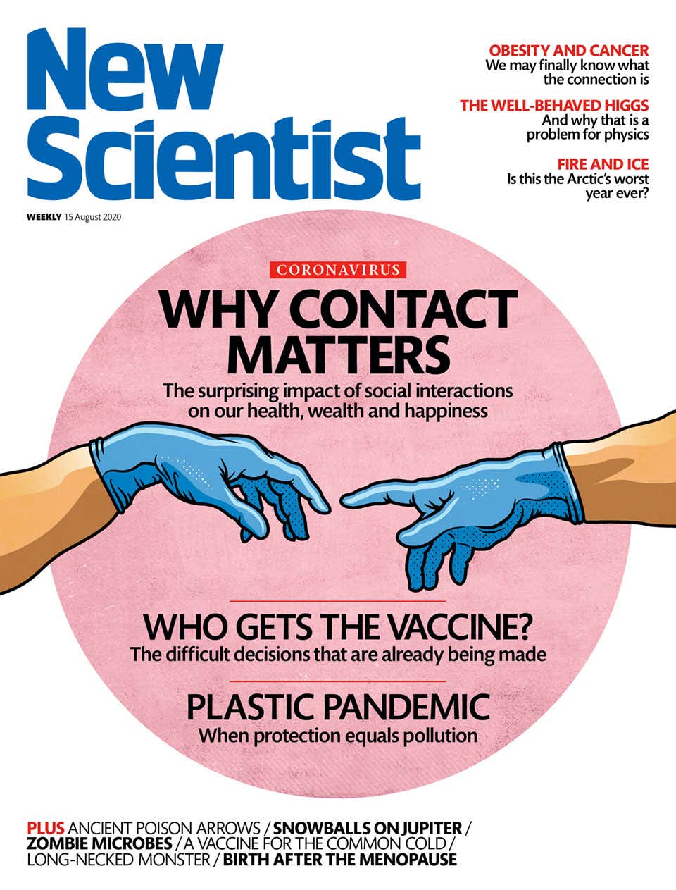 New Scientist Vol Cclii 3295 15th August 2020 Emily Wilson Editor In Chief