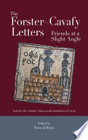 The Forstercavafy Letters Edward Morgan Forster