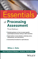 Essentials Of Processing Assessment 3rd Edition 3rd Milton J Dehn