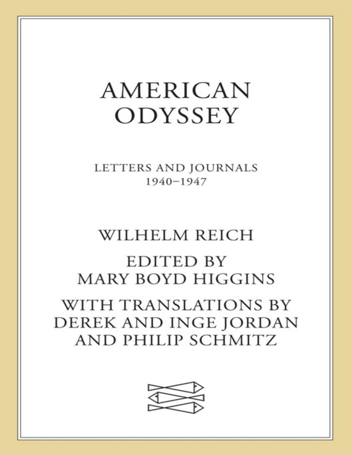 American Odyssey Wilhelm Reich