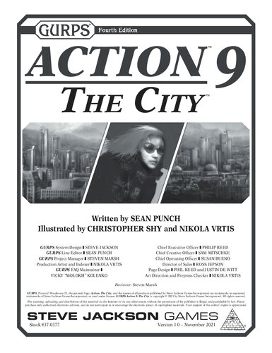 Gurps 4th Edition Action 9 The City Sean Punch